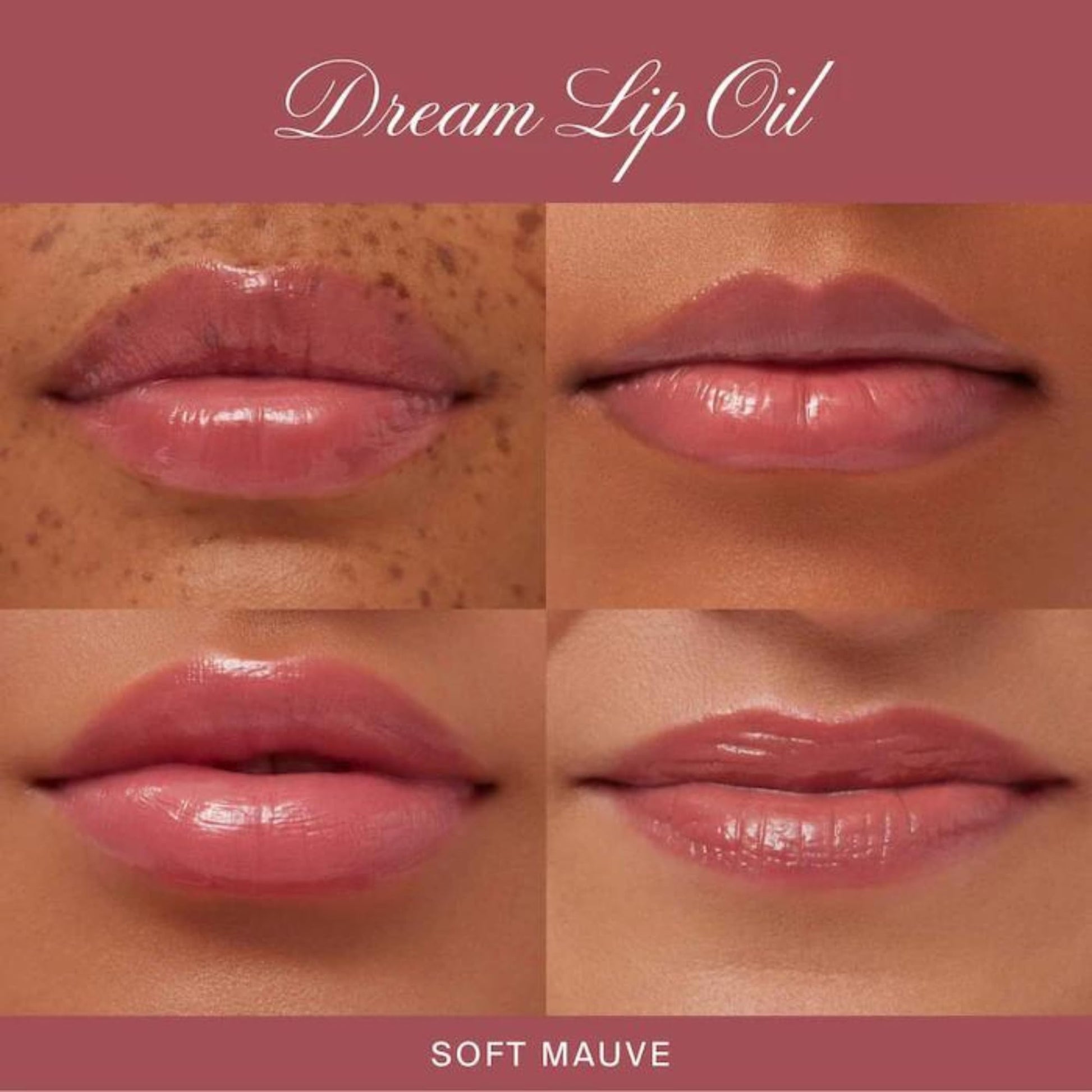 Summer Fridays Dream Lip Oil - Hydrating Tinted Lip Gloss Oil - Non-Sticky Formula with Skincare Benefits for Long-Lasting Softness + Shine - Effortless Beauty Gifts - Soft Mauve (0.15 Oz) - dailyvitalstore
