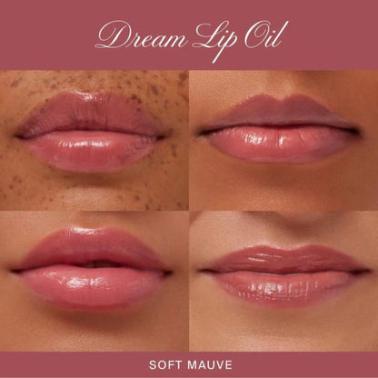 Summer Fridays Dream Lip Oil - Hydrating Tinted Lip Gloss Oil - Non-Sticky Formula with Skincare Benefits for Long-Lasting Softness + Shine - Effortless Beauty Gifts - Soft Mauve (0.15 Oz) - dailyvitalstore