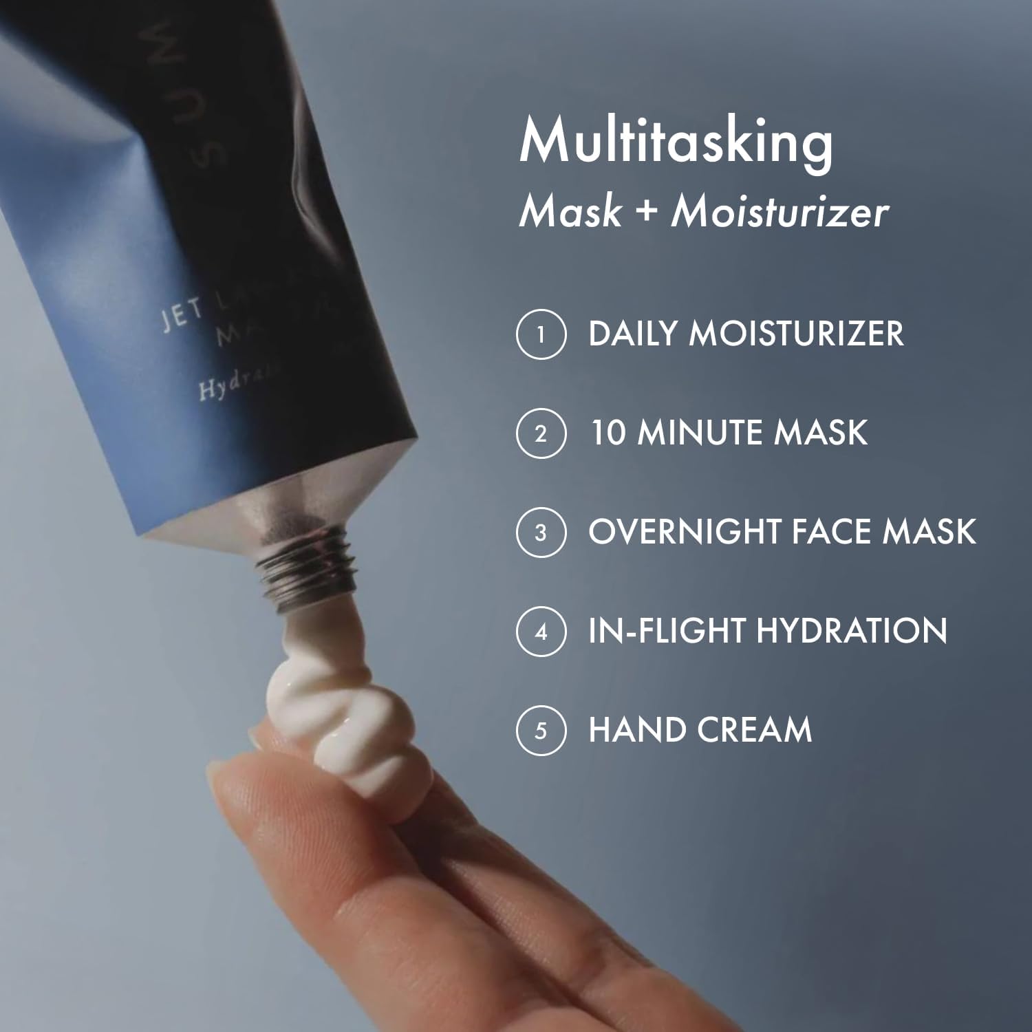 Summer Fridays Jet Lag Mask - Hydrating Face Moisturizer + Mask - Enriched with Hyaluronic Acid, Niacinamide, Glycerin + Antioxidants Helps Nourish Skin for a Renewed + Radiant Complexion (2.25 Oz) - dailyvitalstore