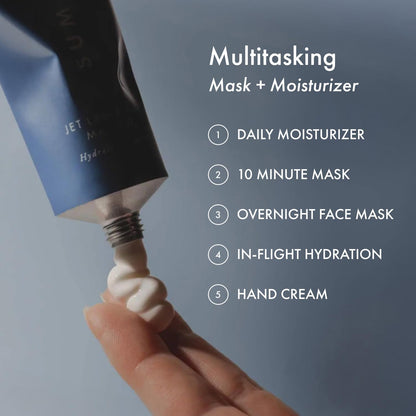 Summer Fridays Jet Lag Mask - Hydrating Face Moisturizer + Mask - Enriched with Hyaluronic Acid, Niacinamide, Glycerin + Antioxidants Helps Nourish Skin for a Renewed + Radiant Complexion (2.25 Oz) - dailyvitalstore