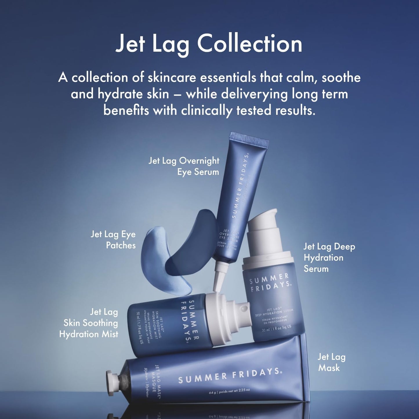 Summer Fridays Jet Lag Mask - Hydrating Face Moisturizer + Mask - Enriched with Hyaluronic Acid, Niacinamide, Glycerin + Antioxidants Helps Nourish Skin for a Renewed + Radiant Complexion (2.25 Oz) - dailyvitalstore