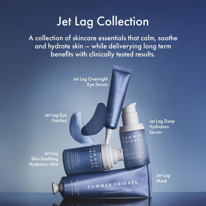 Summer Fridays Jet Lag Mask - Hydrating Face Moisturizer + Mask - Enriched with Hyaluronic Acid, Niacinamide, Glycerin + Antioxidants Helps Nourish Skin for a Renewed + Radiant Complexion (2.25 Oz) - dailyvitalstore