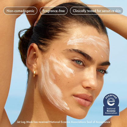 Summer Fridays Jet Lag Mask - Hydrating Face Moisturizer + Mask - Enriched with Hyaluronic Acid, Niacinamide, Glycerin + Antioxidants Helps Nourish Skin for a Renewed + Radiant Complexion (2.25 Oz) - dailyvitalstore