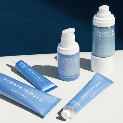 Summer Fridays Jet Lag Skin Soothing Hydration Face Mist - Ultra-Fine Facial Spray & Hydrating Mist to Comfort, Soothe & Help Provide Protective Moisture Barrier Support for Glowing Skin (1.7 Fl Oz) - dailyvitalstore