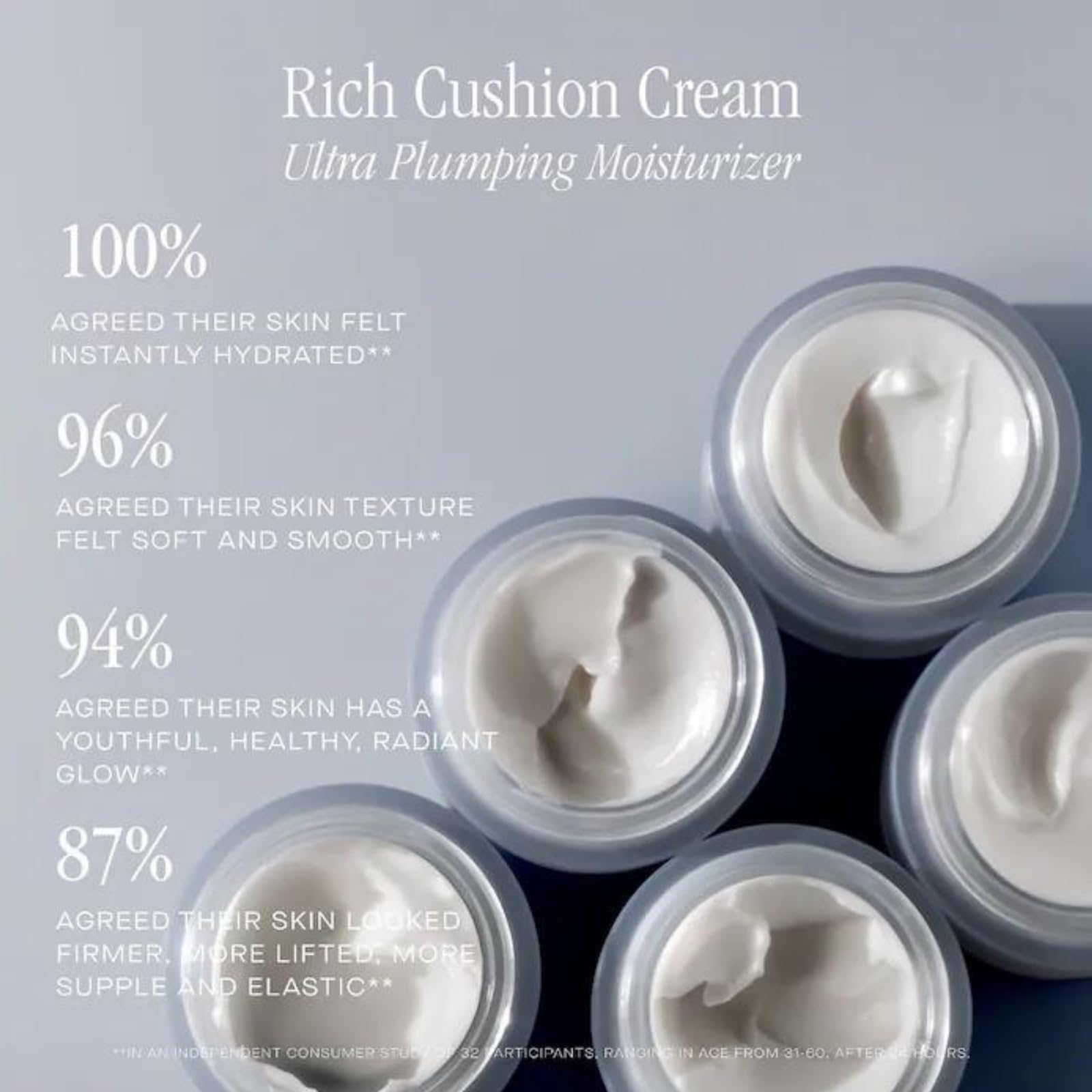 Summer Fridays Rich Cushion Face Cream - Ultra Plumping Barrier Repair Cream + Makeup Primer - Infuses Skin with Rich Hydration from Glycerin + Squalane - Non-Comedogenic + Fragrance-Free (1.69 Oz) - dailyvitalstore