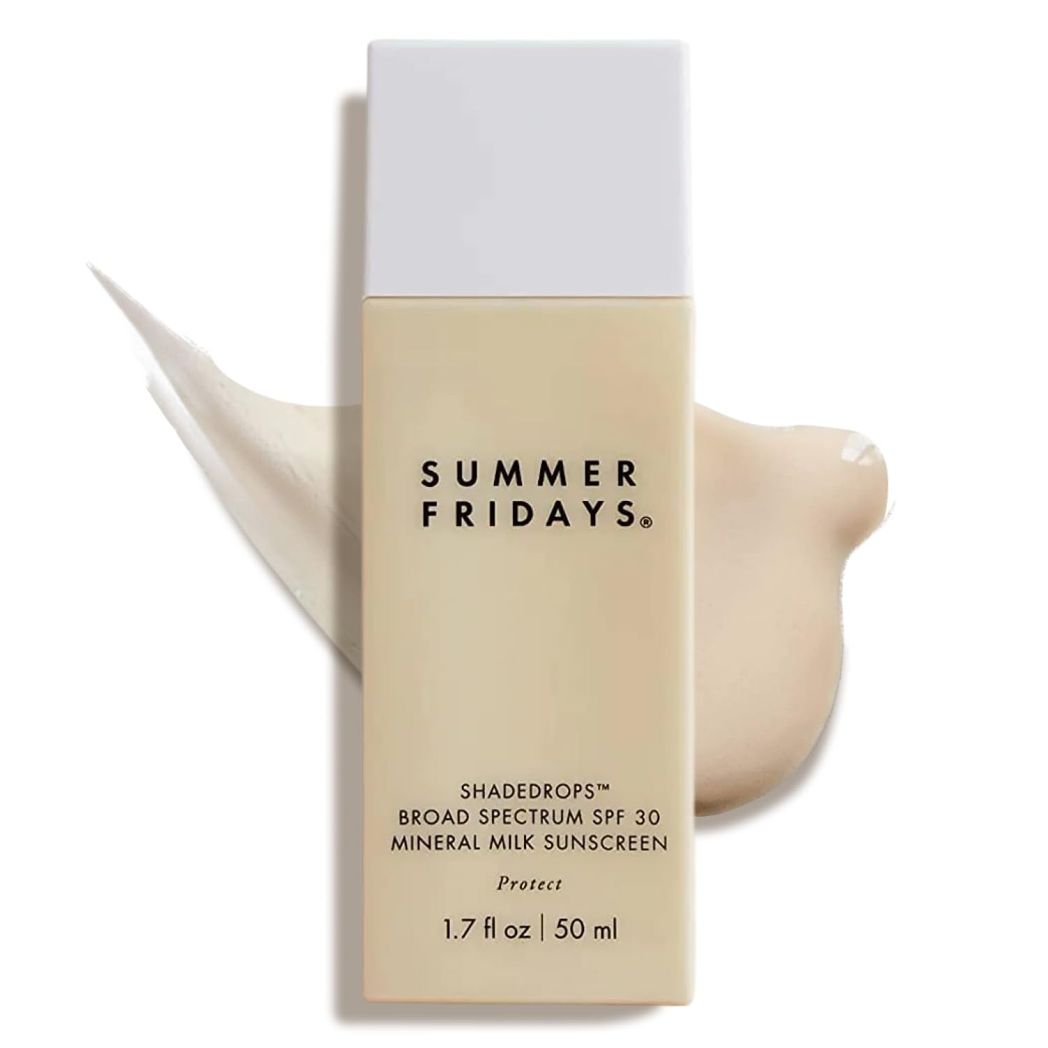 Summer Fridays ShadeDrops Broad Spectrum SPF 30 - Daily Tinted Sunscreen for Face - Lightweight, Hydrating Milky Mineral Sunscreen with Zinc Oxide - Essential Sun Care Gifts (1.7 Fl Oz) - dailyvitalstore