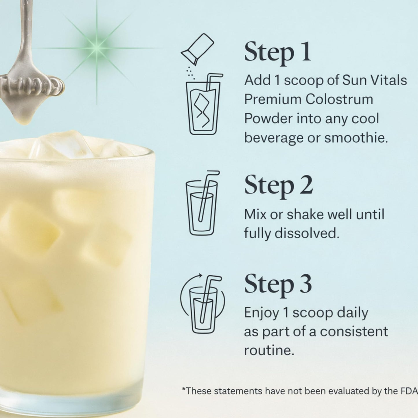 Sun Vitals Bovine Colostrum Powder 2300mg – 575mg IgG Per Serving | 25% IgG Standardized | Gut Health & Immune Support | No Fillers, No Capsules | GMP-Certified, 3rd Party Tested | 30 Servings - dailyvitalstore