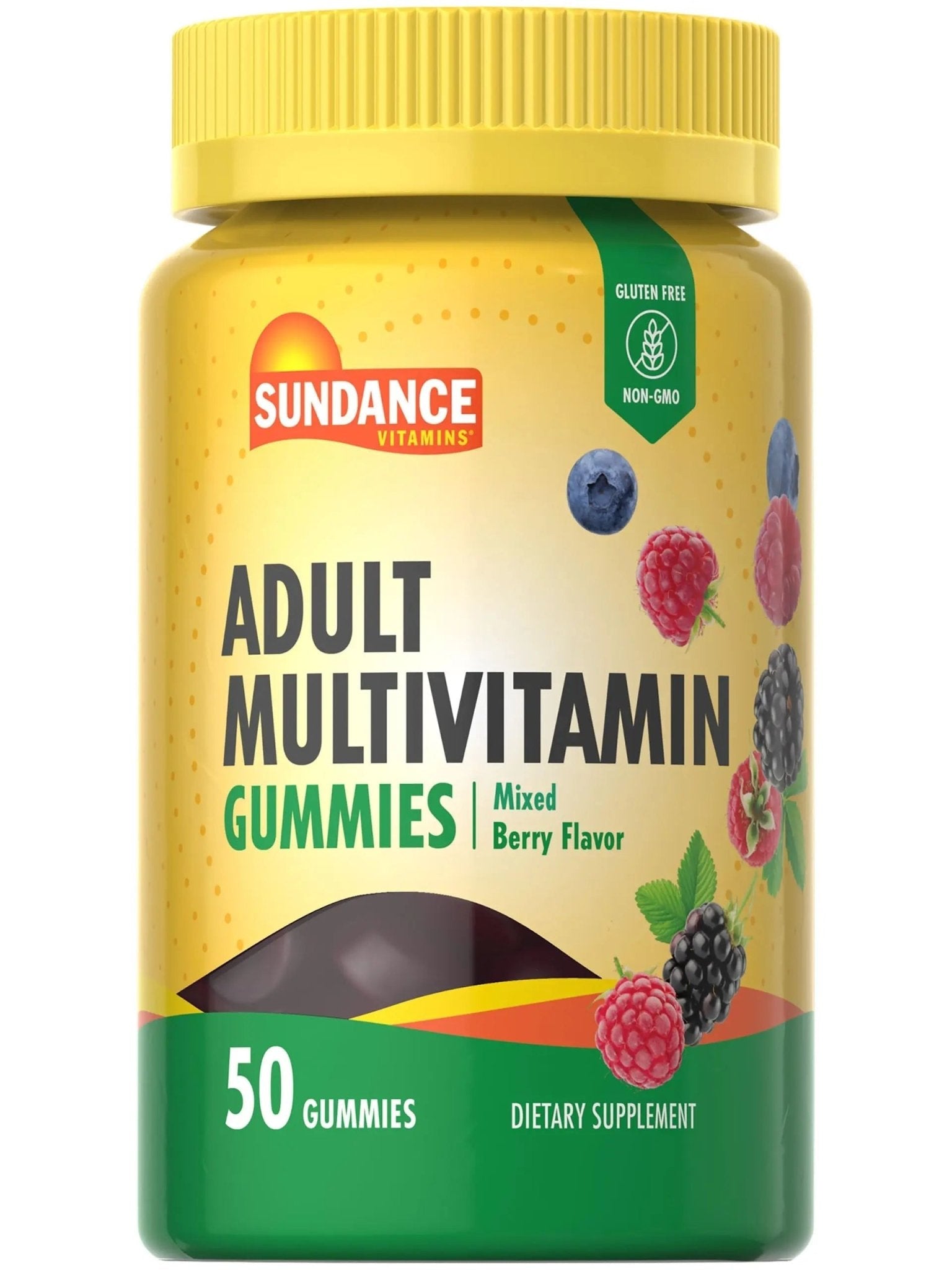 Sundance Multivitamin Gummies for Adults | for Men & Women | Mixed Berry Flavor | Non-GMO and Gluten Free Supplement - dailyvitalstore