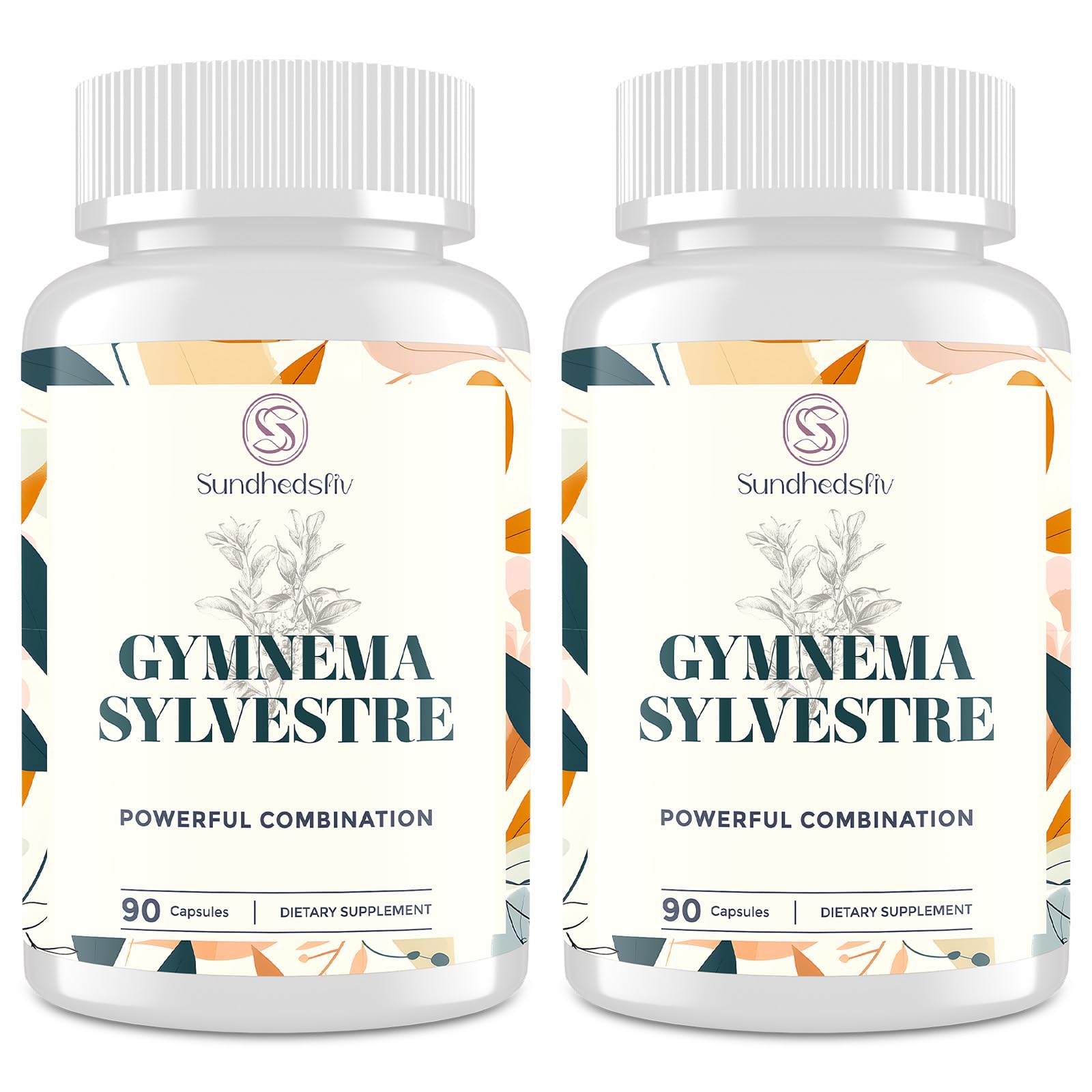Sundhedsliv 16 in 1 Blxxd Sugr Effective Gymnema Sylvestre Supplement 2100MG | with Berberine, Cinnamon, Bitter Melon | Vitamins, Magnesium & Chromium | 2Pack - dailyvitalstore