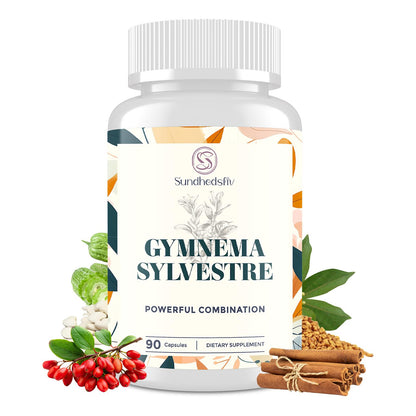 Sundhedsliv 16 in 1 Blxxd Sugr Effective Gymnema Sylvestre Supplement 2100MG | with Berberine, Cinnamon, Bitter Melon | Vitamins, Magnesium & Chromium | 90 Vegan Capsules - dailyvitalstore