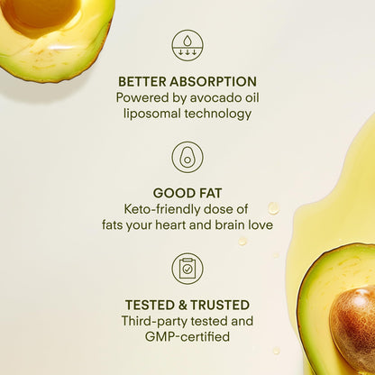 Sunny Within - Brain Health Supplement - Magnesium L-Threonate from Magtein®, Lion’s Mane, Alpha GPC, L-Theanine, ALA & Avocado Oil - Focus, Mood & Memory Support* - 30 Daily Vegan Pouches - dailyvitalstore