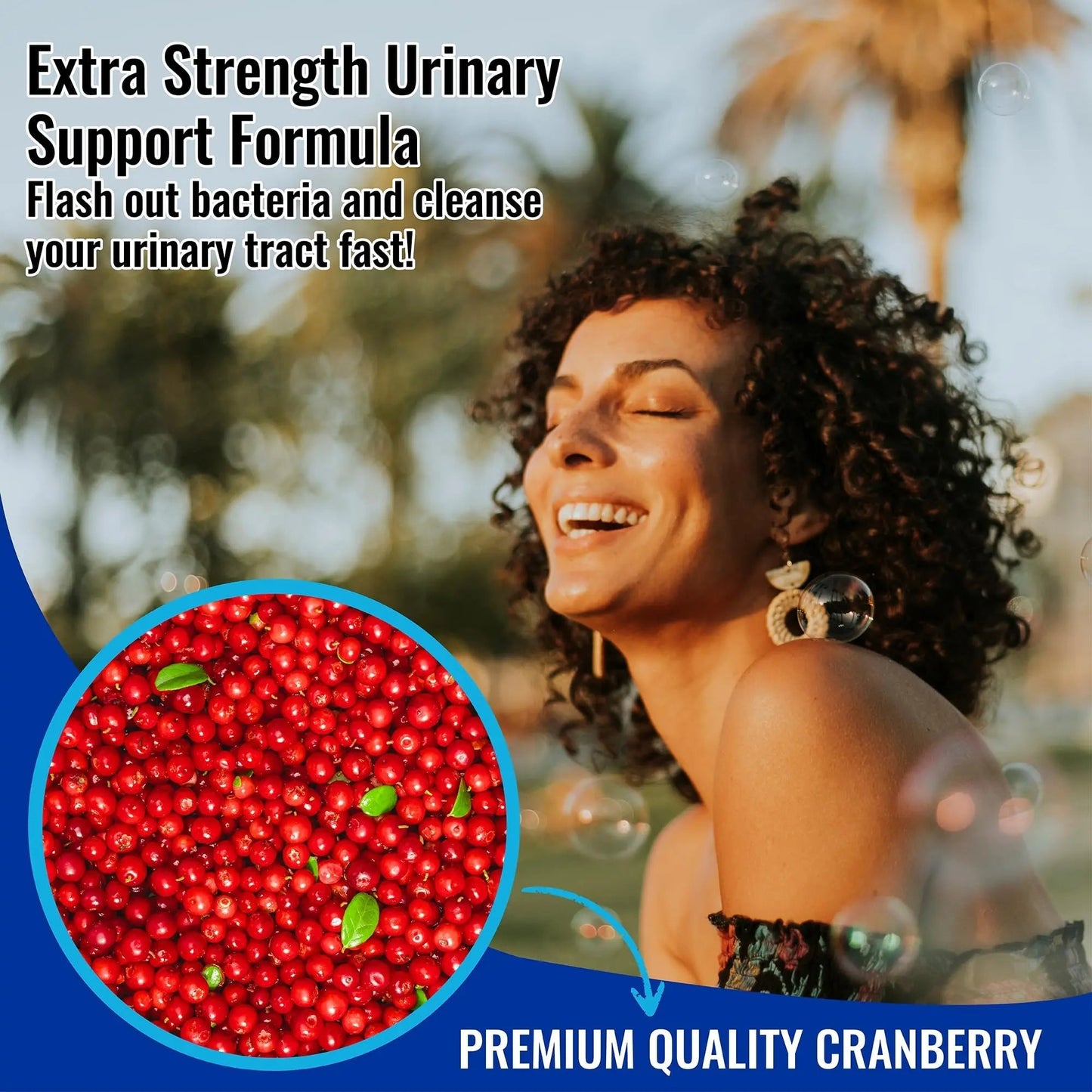 Sunshine Vitamins Bladder-EEZ | All-Natural Bladder Infection UTI Relief Support for Women with D-Mannose | Urinary Tract Infection Health with Immune System Support (1 Bottle of 120 Capsules) - dailyvitalstore