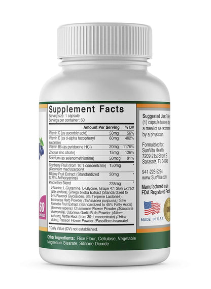 SunVita Health - Bladder Balance® - Bladder Control for Women • Bladder Issues Such as Urinary Frequency, Urgency and Urinary Tract Issues! - dailyvitalstore