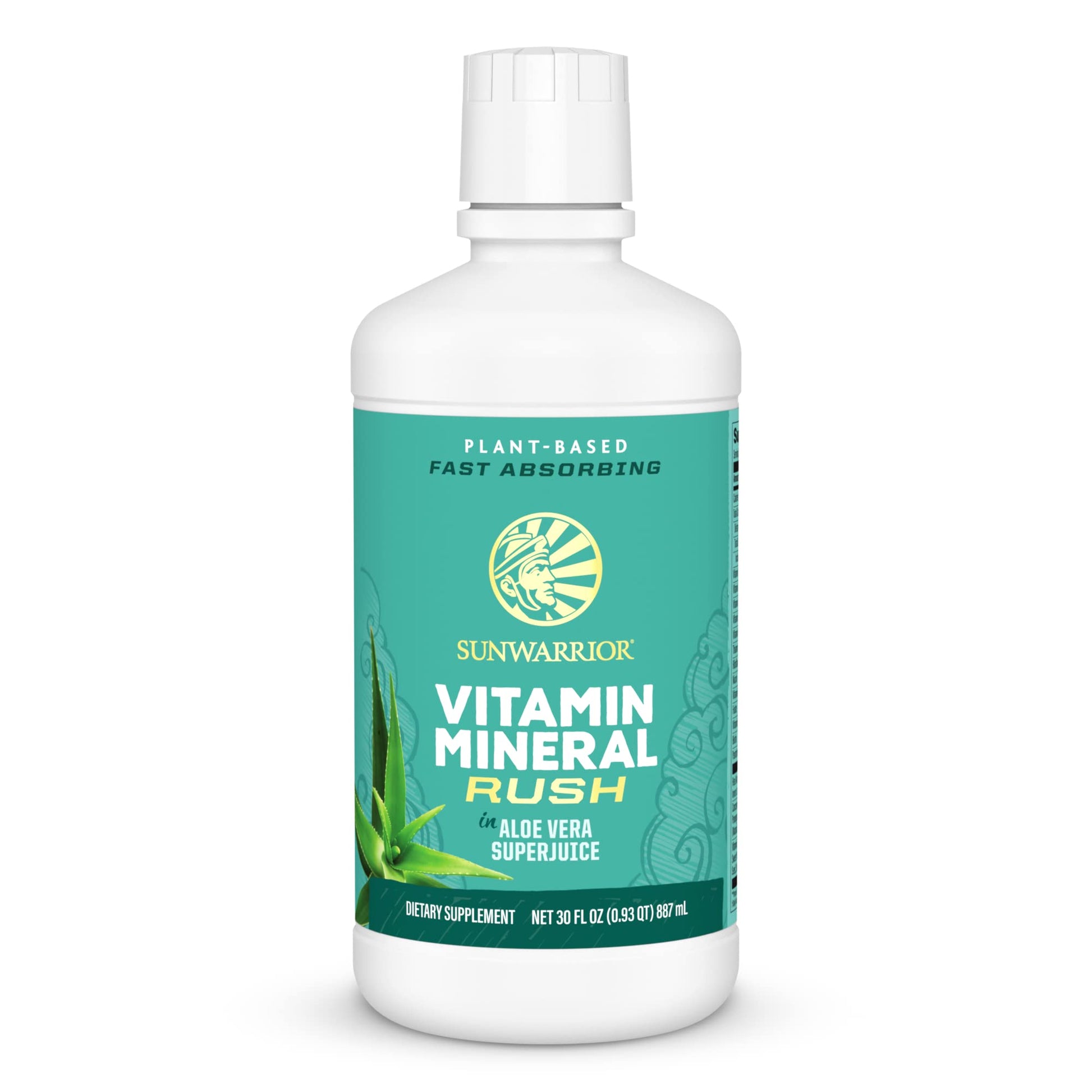 Sunwarrior Liquid Multivitamin Supplements & Minerals Vegan Plant-Based with Aloe Vera for Men and Women | Energy & Immune Support Gluten Sugar Dairy Free | 30 Fl Oz - dailyvitalstore