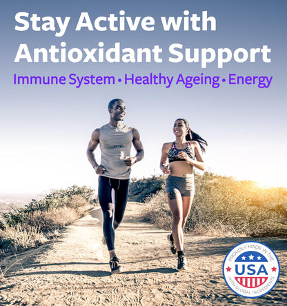 Super Antioxidants Supplement for Women & Men - High Potency Herbal & Fruit Blend with Acai, Goji, Pomegranate, Elderberry & Resveratrol for Skin Care & Immune Support - dailyvitalstore