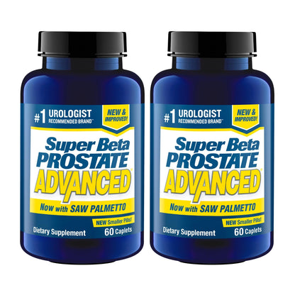 SUPER BETA PROSTATE Advanced with Saw Palmetto - Prostate Health Supplements for Men, Bladder & Urinary Support with Beta-sitosterol, Reishi, Saw Palmetto, Vitamin D - dailyvitalstore