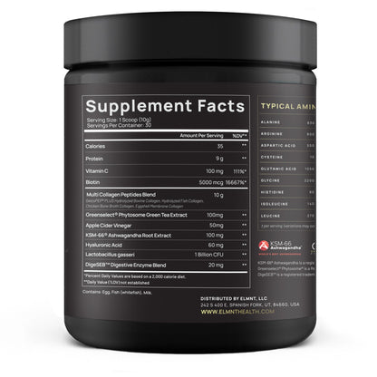 Super Collagen Powder for Women Weight Loss + Beauty w. Probiotics, Hyaluronic Acid, ACV, KSM-66, Biotin - Premium Multi Collagen Peptides Protein Supplement - dailyvitalstore