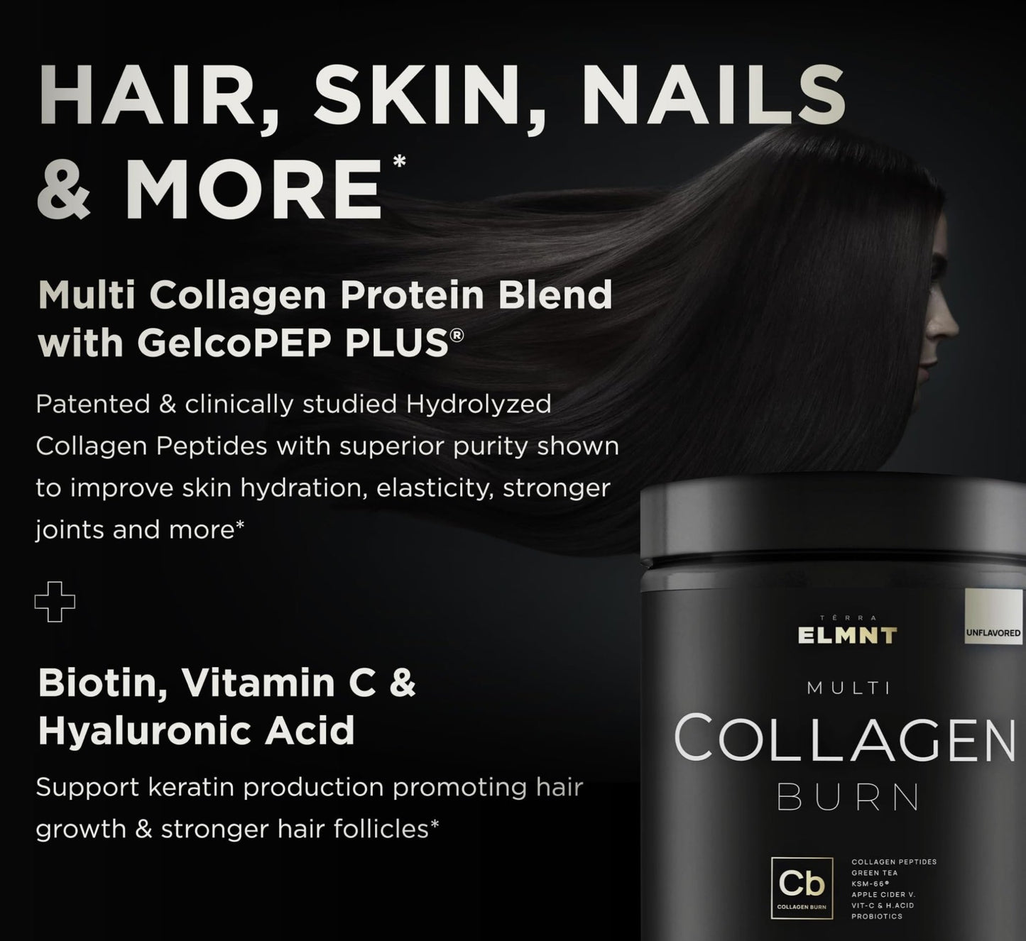 Super Collagen Powder for Women Weight Loss + Beauty w. Probiotics, Hyaluronic Acid, ACV, KSM-66, Biotin - Premium Multi Collagen Peptides Protein Supplement - dailyvitalstore