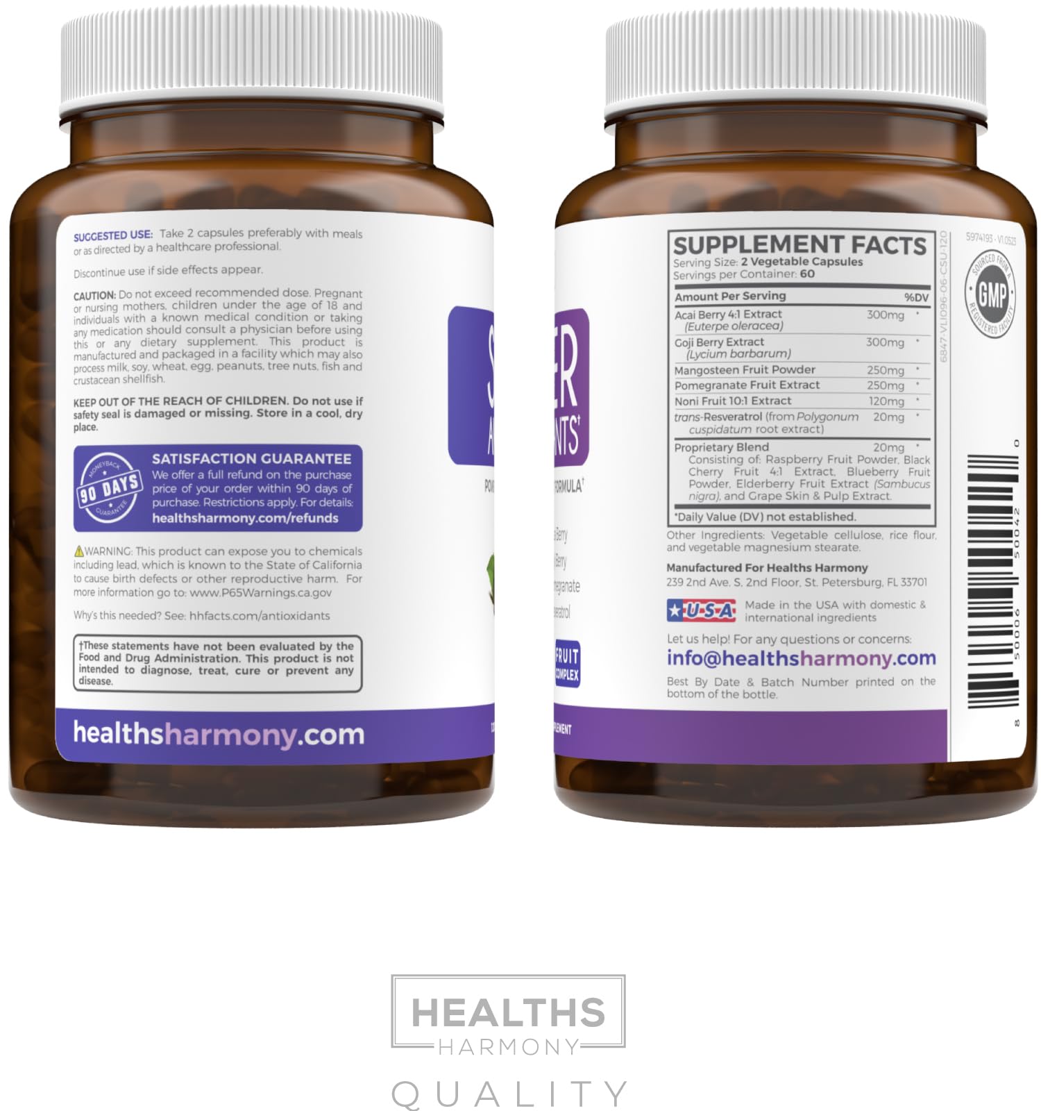 Super Greens & Antioxidants (2-Month Supply) Antioxidant Power Greens Bundle of Organic Super Greens Powder - Complete Superfood (120 Capsules) & Super Antioxidants - Powerful Superfood (120 Capsules) - dailyvitalstore