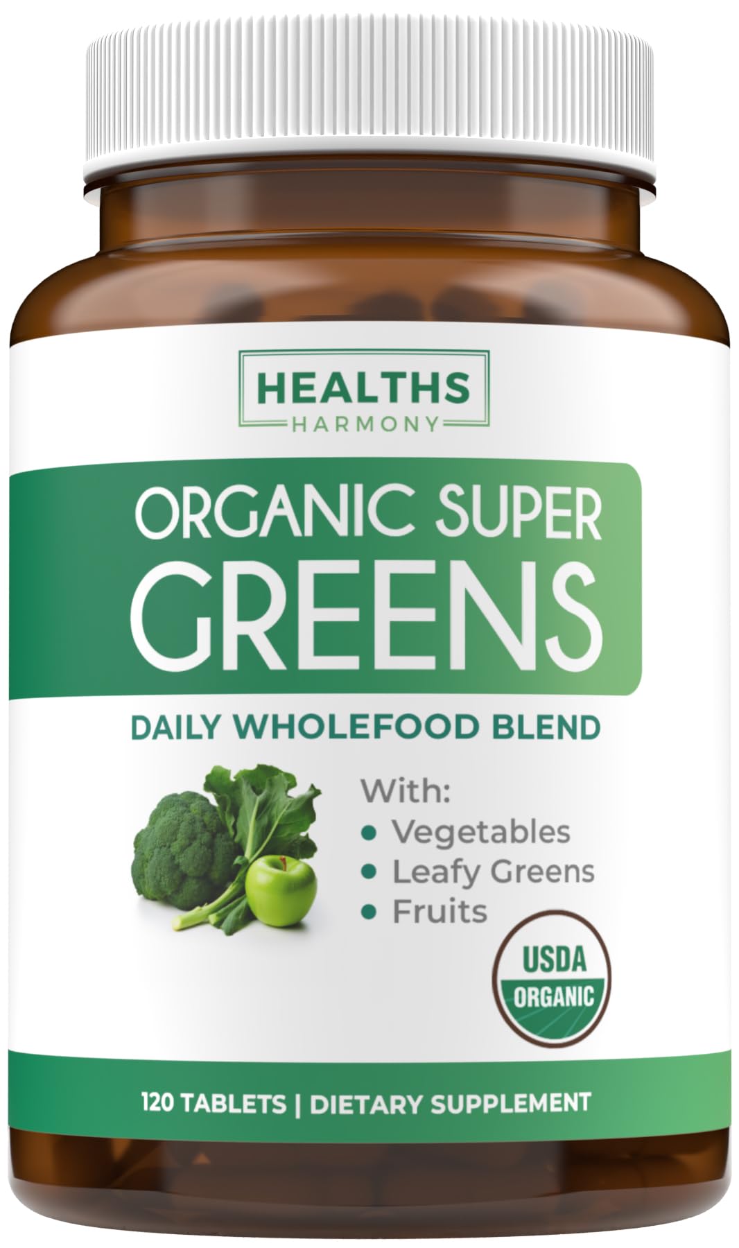 Super Greens & Antioxidants (2-Month Supply) Antioxidant Power Greens Bundle of Organic Super Greens Powder - Complete Superfood (120 Capsules) & Super Antioxidants - Powerful Superfood (120 Capsules) - dailyvitalstore