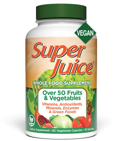 Super Juice Wholefood Supplement, Vegetable and Fruit Supplement, Phyto-Nutrient Formula, Potent Antioxidants - dailyvitalstore