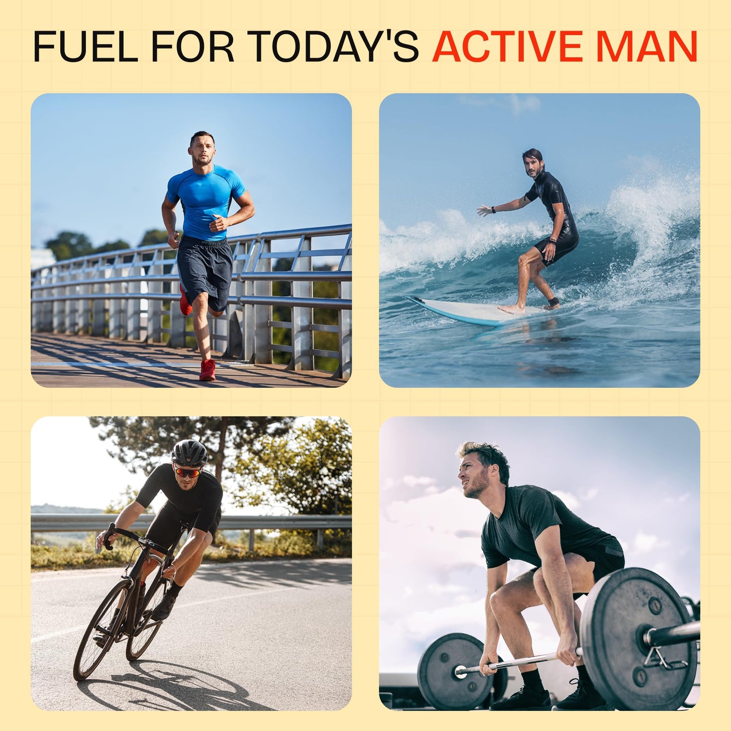 Super Macho, High Potency B Vitamins and Amino Acids, Fuel for Today's Active Men, No Caffeine, No Sugar, Dietary Supplement, Made in USA,50 Softgels - dailyvitalstore
