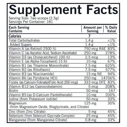 Super Nu-Thera Powder - Hypoallergenic - Unflavored - 16 Ounces - dailyvitalstore