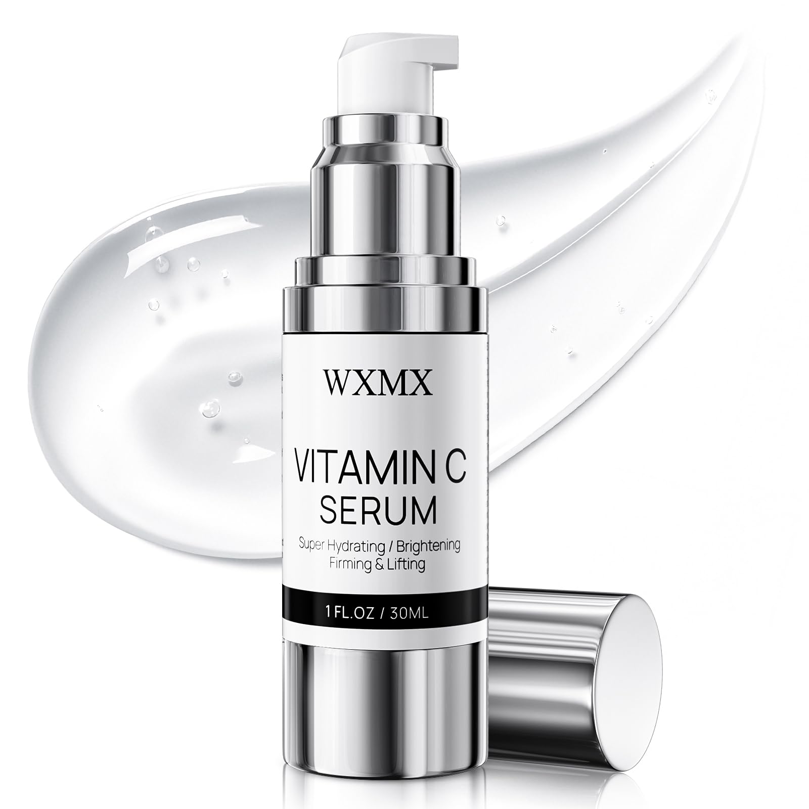 Super Vitamin C Serum for Face: All-in-One Hydrating Anti-Aging Formula by Vitamin C, Hyaluronic Acid, Caffeine-Firming, Lifting, Targets Dark Spots, - dailyvitalstore