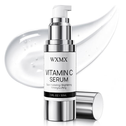 Super Vitamin C Serum for Face: All-in-One Hydrating Anti-Aging Formula by Vitamin C, Hyaluronic Acid, Caffeine-Firming, Lifting, Targets Dark Spots, - dailyvitalstore