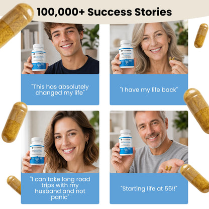 SuperNaturals IBSolution - Made in USA, Non-GMO, Gluten Free & Vegan (60 Capsules) - Digestive Gut Health Supplement With Psyllium Husk - Gas, Bloating, Diarrhea - dailyvitalstore