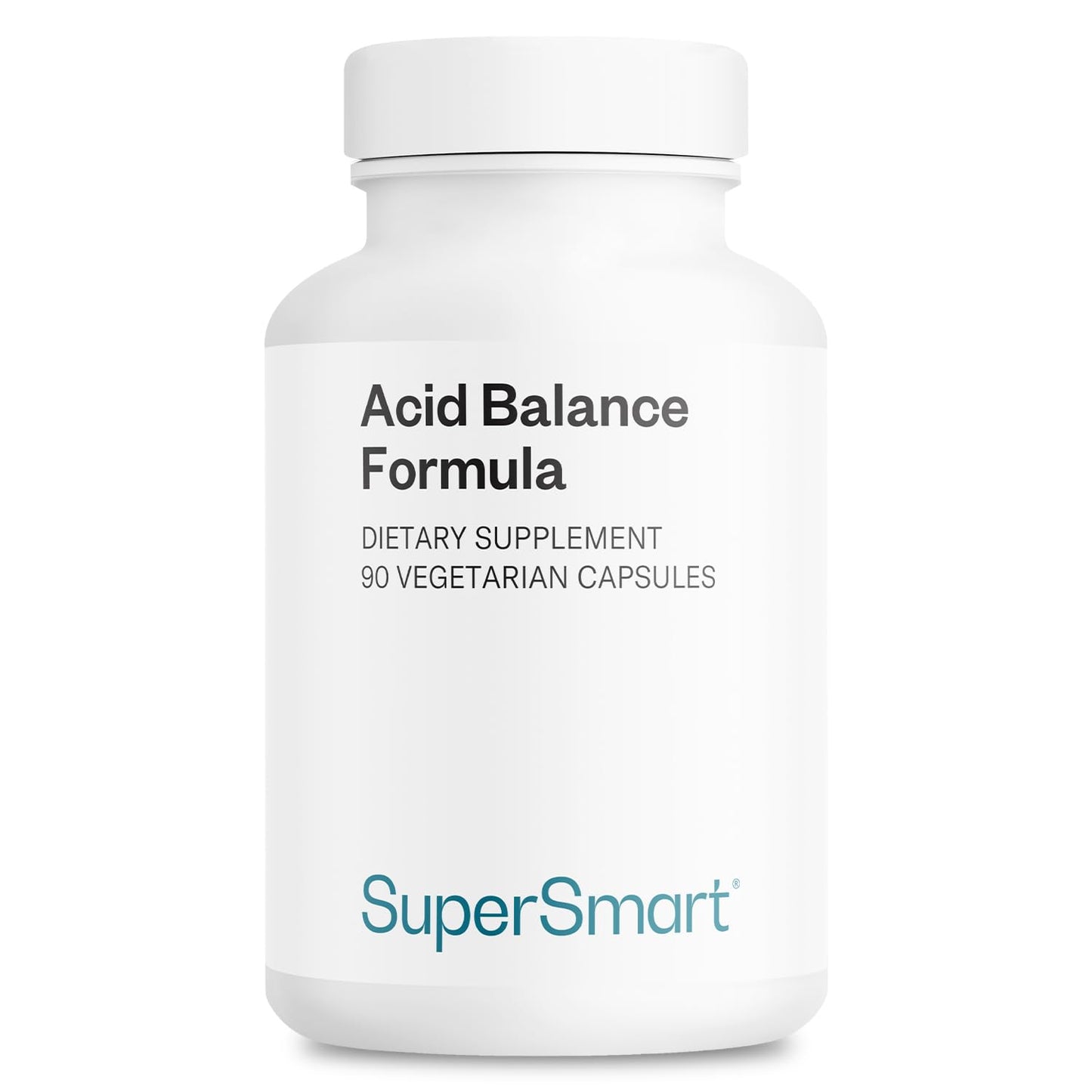 Supersmart Acid Balance Formula (Advanced Complex) - with Zinc L-Carnosine, Slippery Elm Extract, Licorice Root | Non-GMO & Gluten Free - 90 Vegetarian Capsules - dailyvitalstore