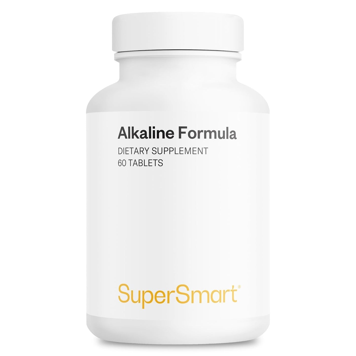 Supersmart - Alkaline Formula Supplement (Advanced Formula) - with Potassium Phosphate, Calcium & Magnesium Citrate - pH Balance | Non-GMO & Gluten Free - 60 Tablets - dailyvitalstore