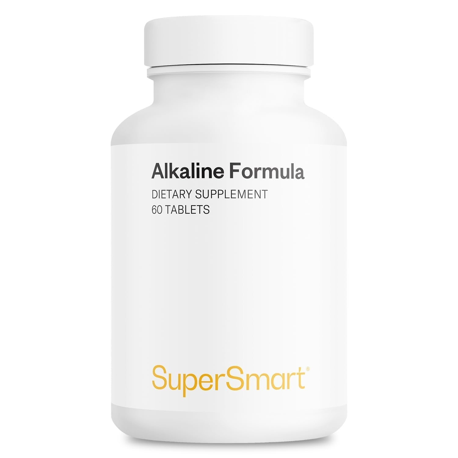 Supersmart - Alkaline Formula Supplement (Advanced Formula) - with Potassium Phosphate, Calcium & Magnesium Citrate - pH Balance | Non-GMO & Gluten Free - 60 Tablets - dailyvitalstore