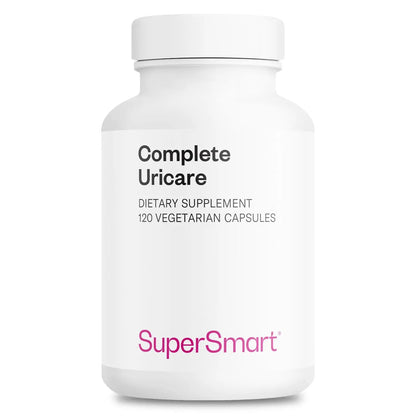 SuperSmart Complete Uricare (Patented & High Strength) - D-mannose, Go Less Pumpkin Seed, Varuna Bark - for Women & Men | Non-GMO & Gluten Free - 120 Vegetarian Capsules - dailyvitalstore