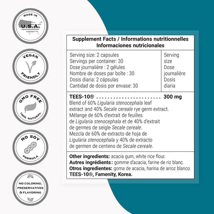Supersmart - Dental & Gingival Formula (Patented) - Oral Care Supplement - with TEES-10 | Non-GMO & Vegan - 60 Vegetarian Capsules - dailyvitalstore