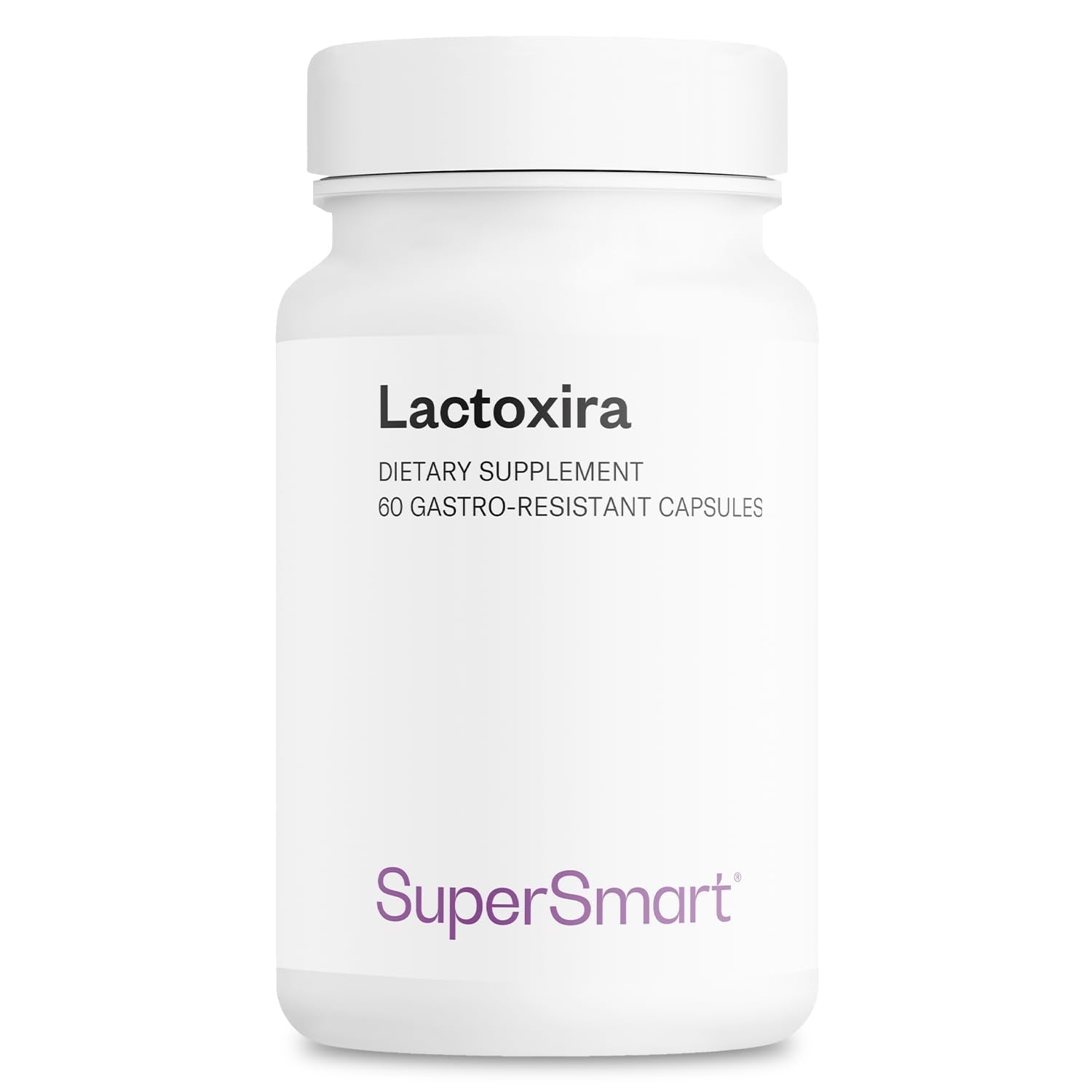 Supersmart - Lactoxira (High Potency) - 8-in-1 Probiotic Complex Supplement - Advanced Formula for Women & Men - with Lactobacillus Casei, Brevis | Non-GMO & Gluten Free - 60 DR Capsules - dailyvitalstore