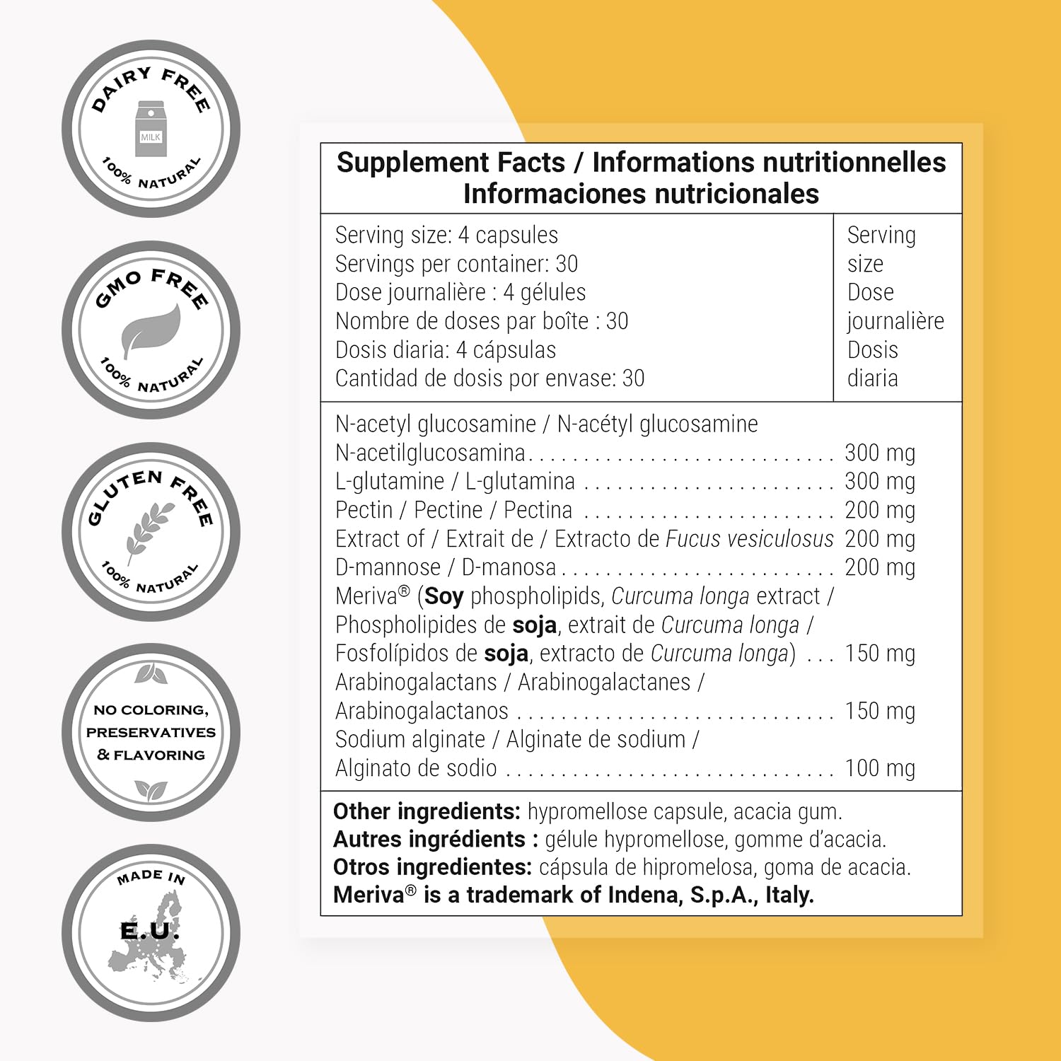 Supersmart - Lectin Flush - Lectin Blocker Shield Supplement - Digestive Support & Detox - Intolerances & Food Allergies - Intestinal Health | Non-GMO & Gluten Free - 120 Vegetarian Capsules - dailyvitalstore