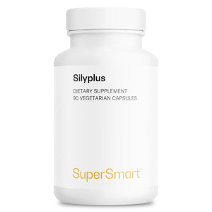 Supersmart - Silyplus 360mg per Day (Patented) - with Silymarin Milk Thistle Supplement - Siliphos Phytosomes | Non-GMO & Gluten Free - 90 Vegetarian Capsules - dailyvitalstore