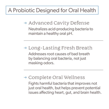 SuperTeeth Oral Probiotics for Mouth Bad Breath & Cavities, Oral Defense Dental Probiotic to Support Healthy Teeth & Gums, Lactobacillus Reuteri - dailyvitalstore