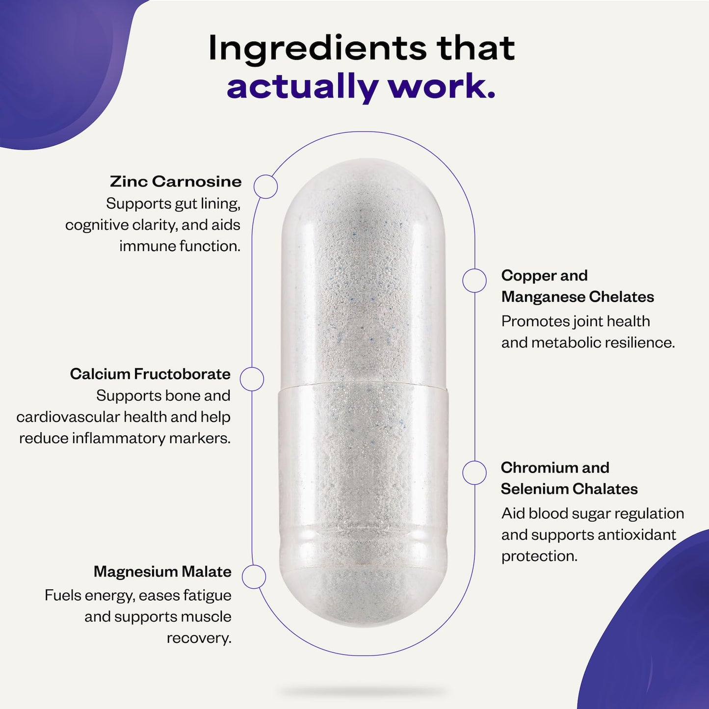 Suppgrade Labs Minerals 101 by Dave Asprey | Daily Essential Mineral Support | Trace Mineral Supplement with Calcium, Magnesium Malate, Chromium, Zinc, Copper, Potassium | 30 Day Supply - dailyvitalstore