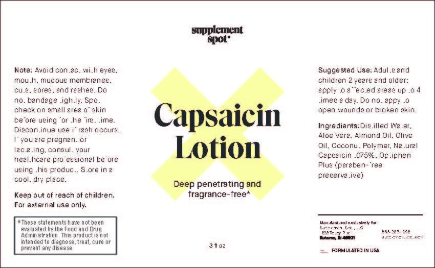 Supplement Spot Capsaicin Roll-On Cream 0.075% - Glucosamine Chondroitin MSM Gel with Bromelain – Joint & Muscle Care Bundle - dailyvitalstore