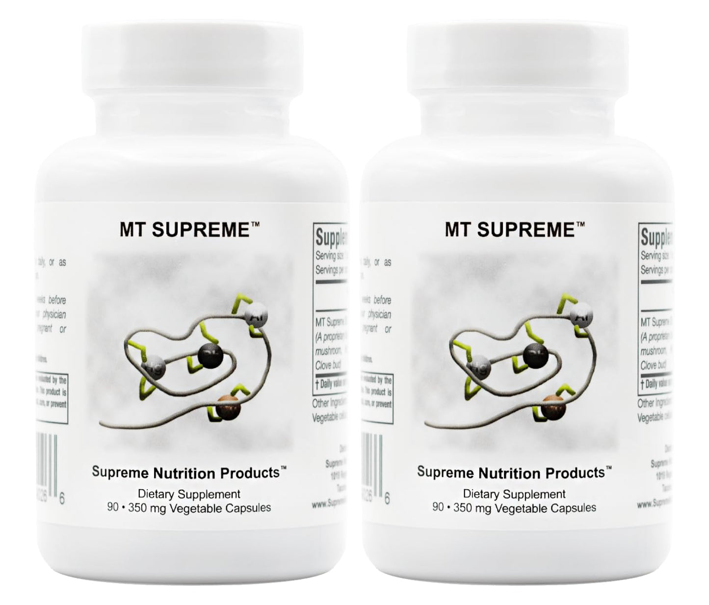 Supreme Nutrition MT Supreme, 90 Pure Herbal Combination Vegetarian Capsules (Pack of 2) - dailyvitalstore