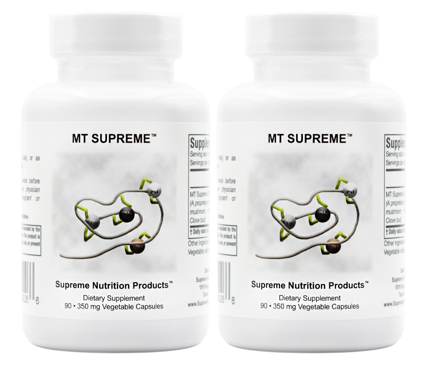 Supreme Nutrition MT Supreme, 90 Pure Herbal Combination Vegetarian Capsules (Pack of 2) - dailyvitalstore