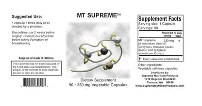 Supreme Nutrition MT Supreme, 90 Pure Herbal Combination Vegetarian Capsules (Pack of 2) - dailyvitalstore