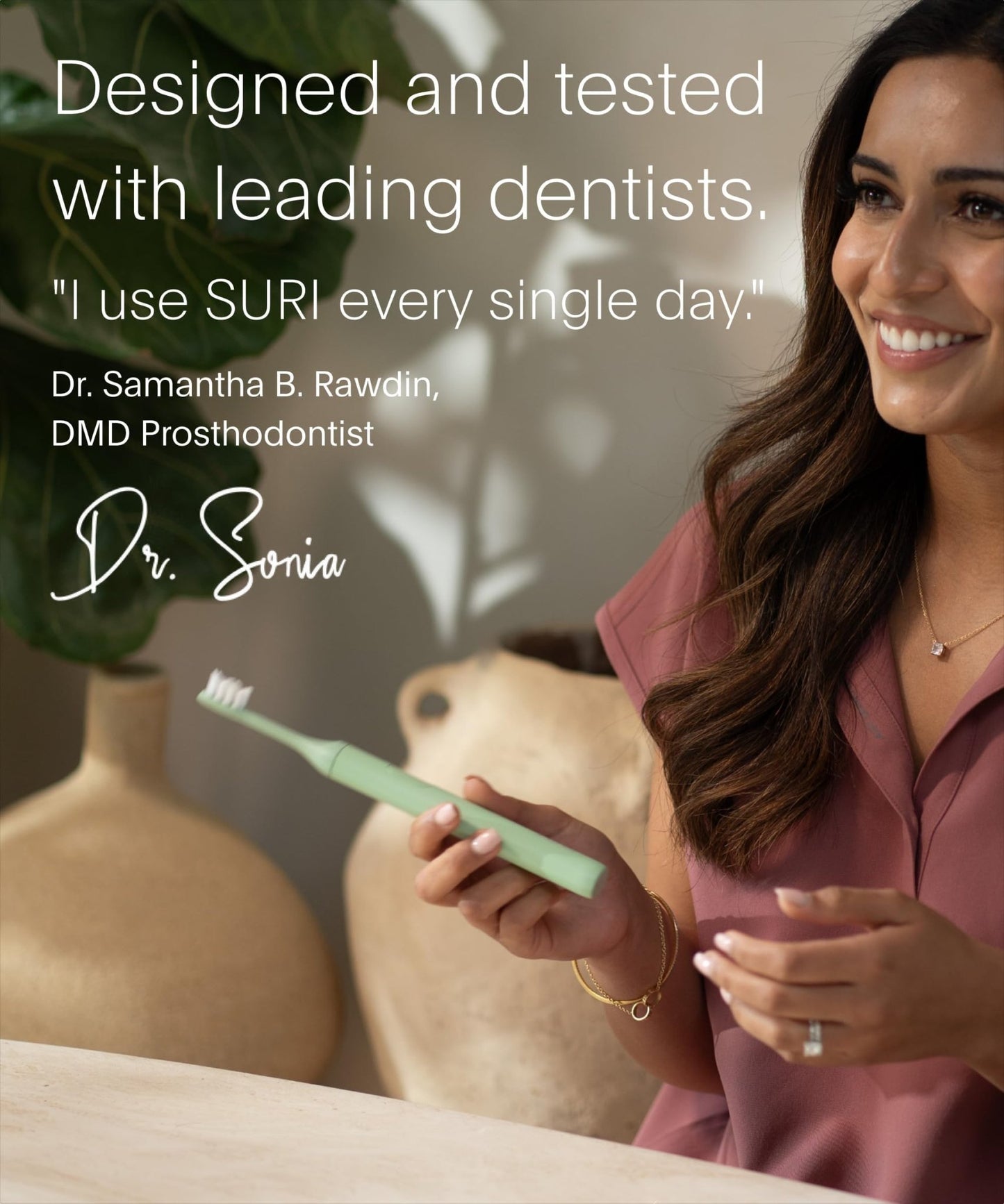 SURI 2.0 New Sonic Electric Toothbrush with Pressure Sensor | 1 Month+ Battery | Electric Toothbrush for Adults - dailyvitalstore