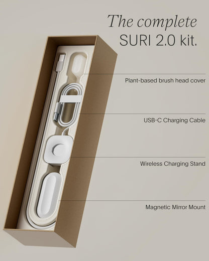 SURI 2.0 New Sonic Electric Toothbrush with Pressure Sensor | 1 Month+ Battery | Electric Toothbrush for Adults - dailyvitalstore