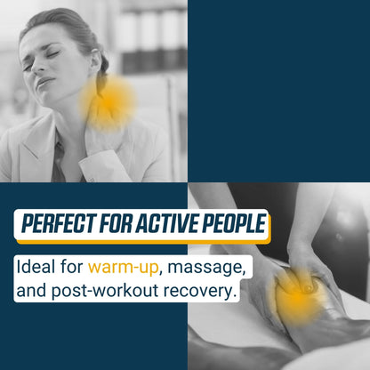 Surpass Warm up & Recovery Balm 6.76oz - HotFlux Muscle & Joints Relief Rub - Innovative Body Warming - After Sport Recovery Support - Feet, Neck & Shoulders, Lower Back, Knees - No Irritation - dailyvitalstore