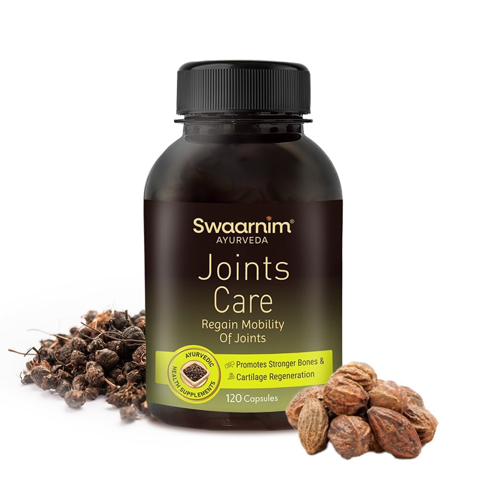 Swaarnim Joints Care - Enriched with Arjuna & Natural Herbs - Joint Health Supplement 100% Natural, No Added Chemicals - 120 Capsules - dailyvitalstore