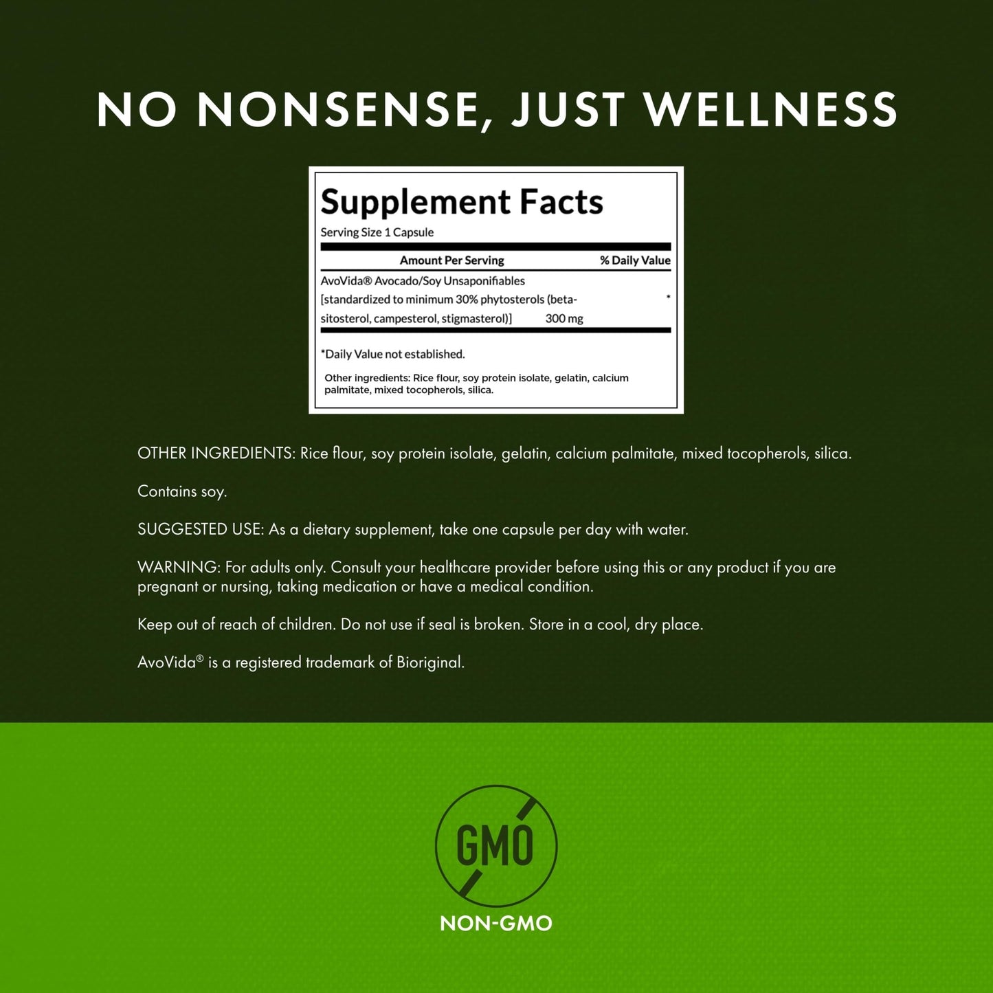 Swanson AvoVida - Natural Supplement Promoting Joint Health & Mobility - Avocado & Soybean Unsaponifiables to Support Cartilage & Tissue Health - (60 Capsules, 300mg Each) (1 Pack) - dailyvitalstore
