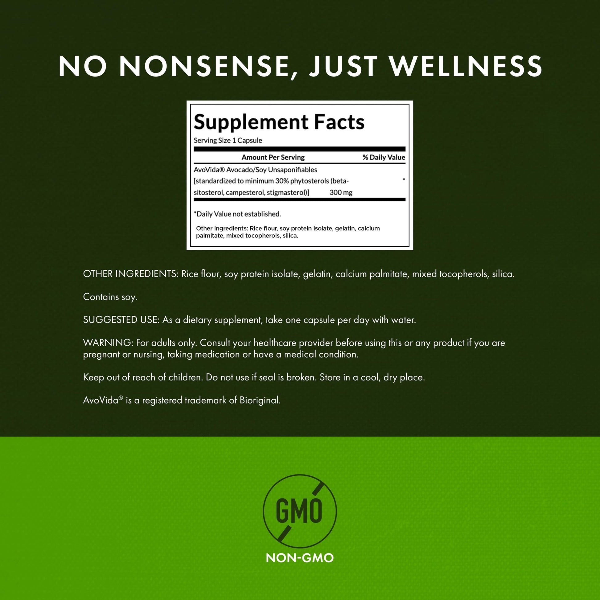 Swanson AvoVida - Natural Supplement Promoting Joint Health & Mobility - Avocado & Soybean Unsaponifiables to Support Cartilage & Tissue Health - (60 Capsules, 300mg Each) (1 Pack) - dailyvitalstore